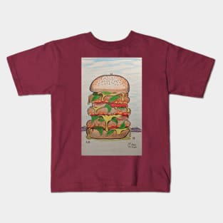 Mammoth Cheeseburger Mountain Kids T-Shirt